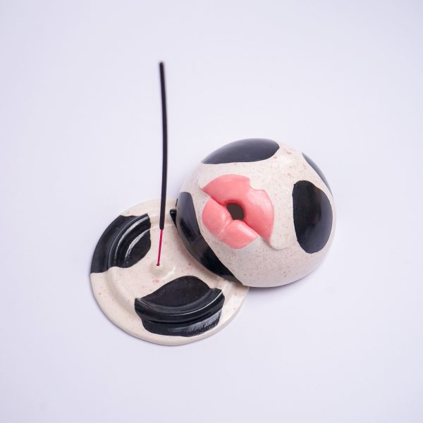 Incense Burner Kiss Negro #3 - Imagen 3