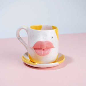 PROMO 1Taza Lips (C#8) + 1 Platito